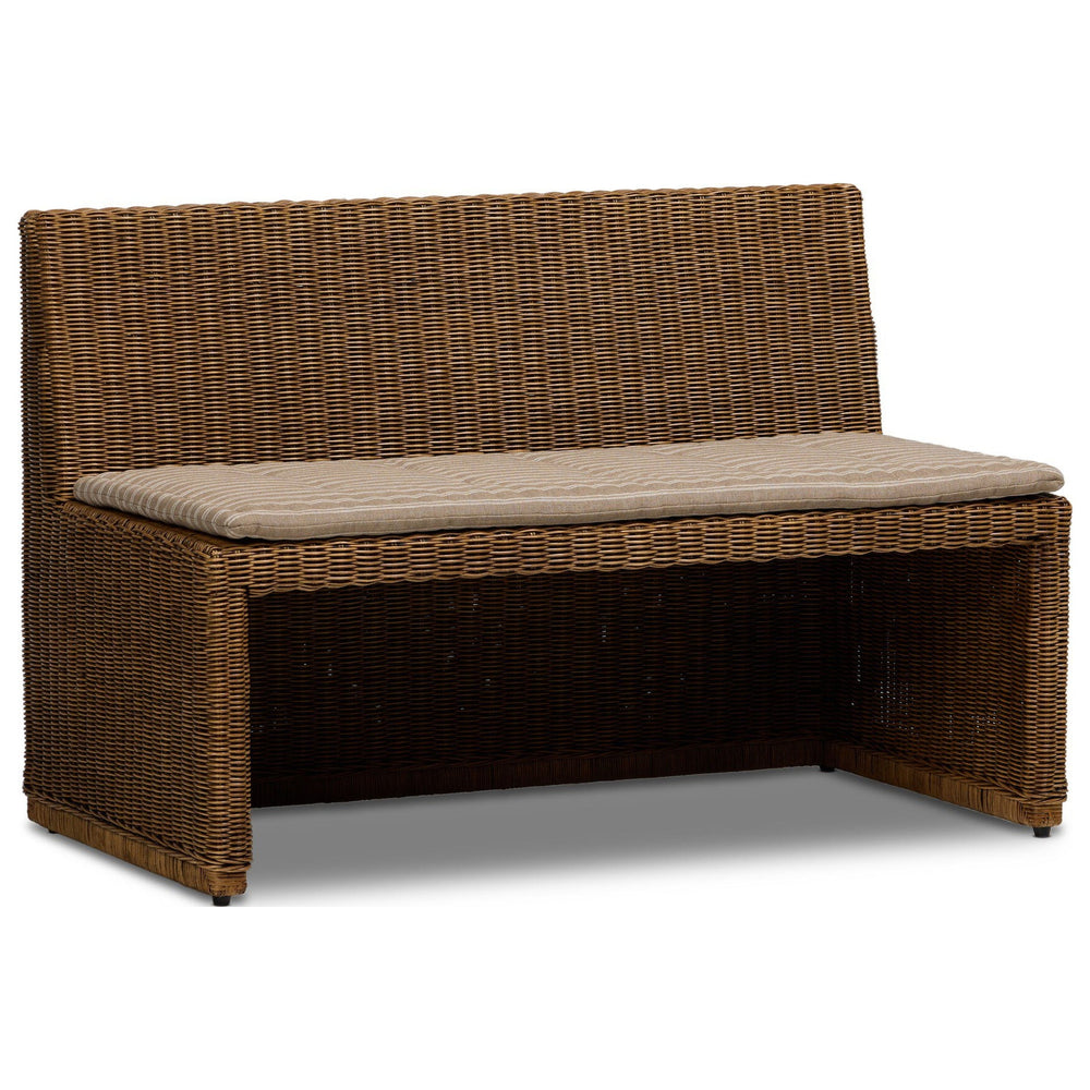 Senna Woven Dining Bench 49", Rodin Sand by Amber Lewis x Four Hands — PRM_1