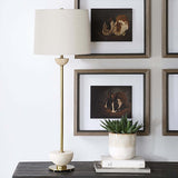 Hemisphere Buffet Lamp, Brushed Brass
