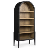 Tolle Bookcase, Drifted Matte Black by Four Hands — PRM_1