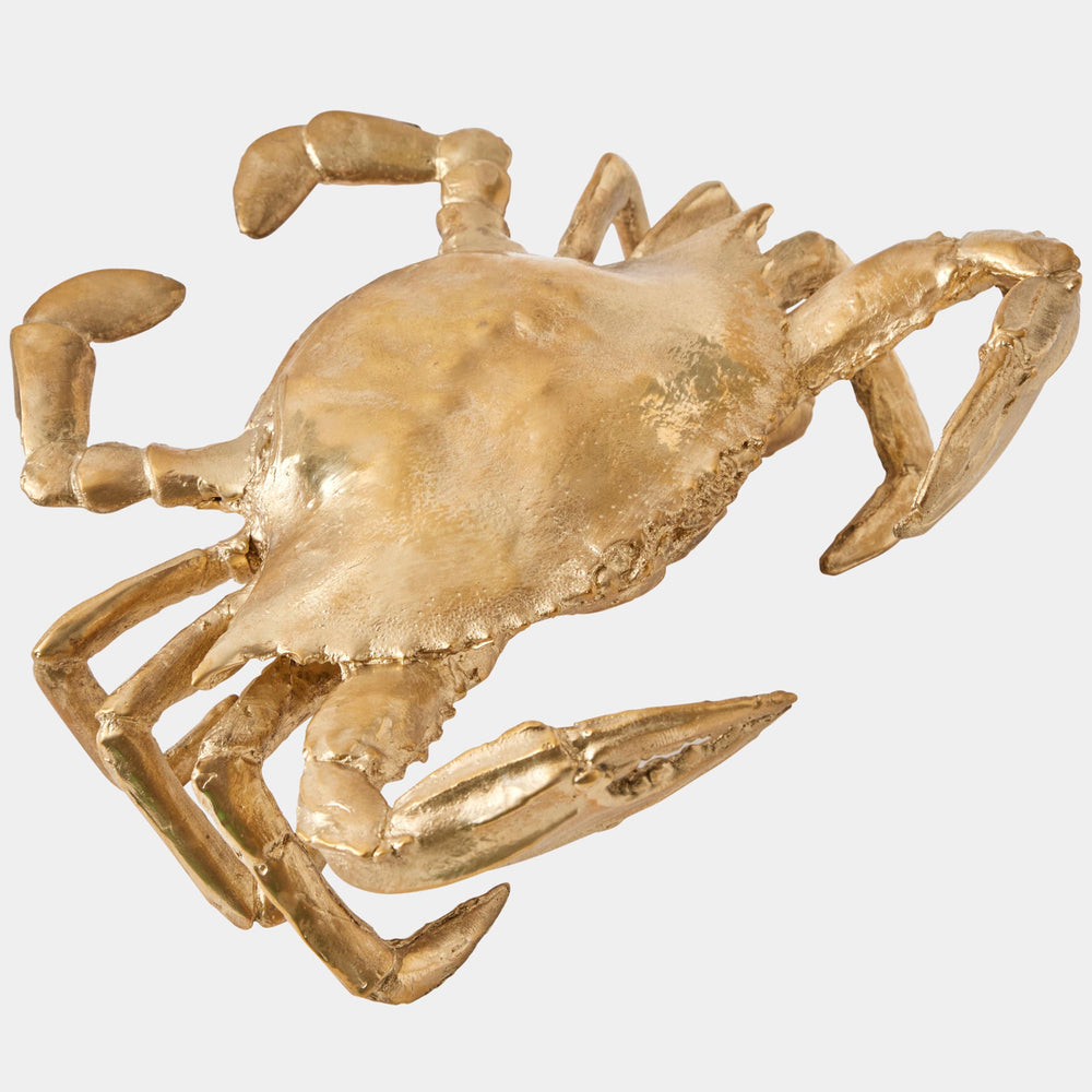 Crab Sculpture, Brass