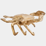 Crab Sculpture, Brass