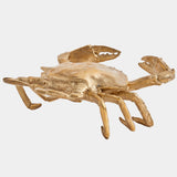 Crab Sculpture, Brass