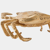 Crab Sculpture, Brass