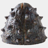 Biomorphic Bookends, Bronze/Brass