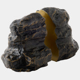 Rock Bookends, Bronze/Brass