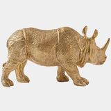 Rhino Sculpture, Brass