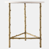 Spina 3-Legged Side Table, Brass