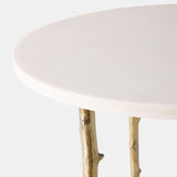 Spina 3-Legged Side Table, Brass