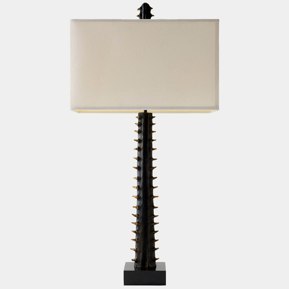 Sawtooth Lamp, Bronze