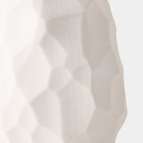 Vasher Chiseled Lamp, White