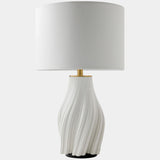 Plumb Wave Lamp, Matte White