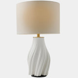 Plumb Wave Lamp, Matte White