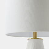 Plumb Wave Lamp, Matte White