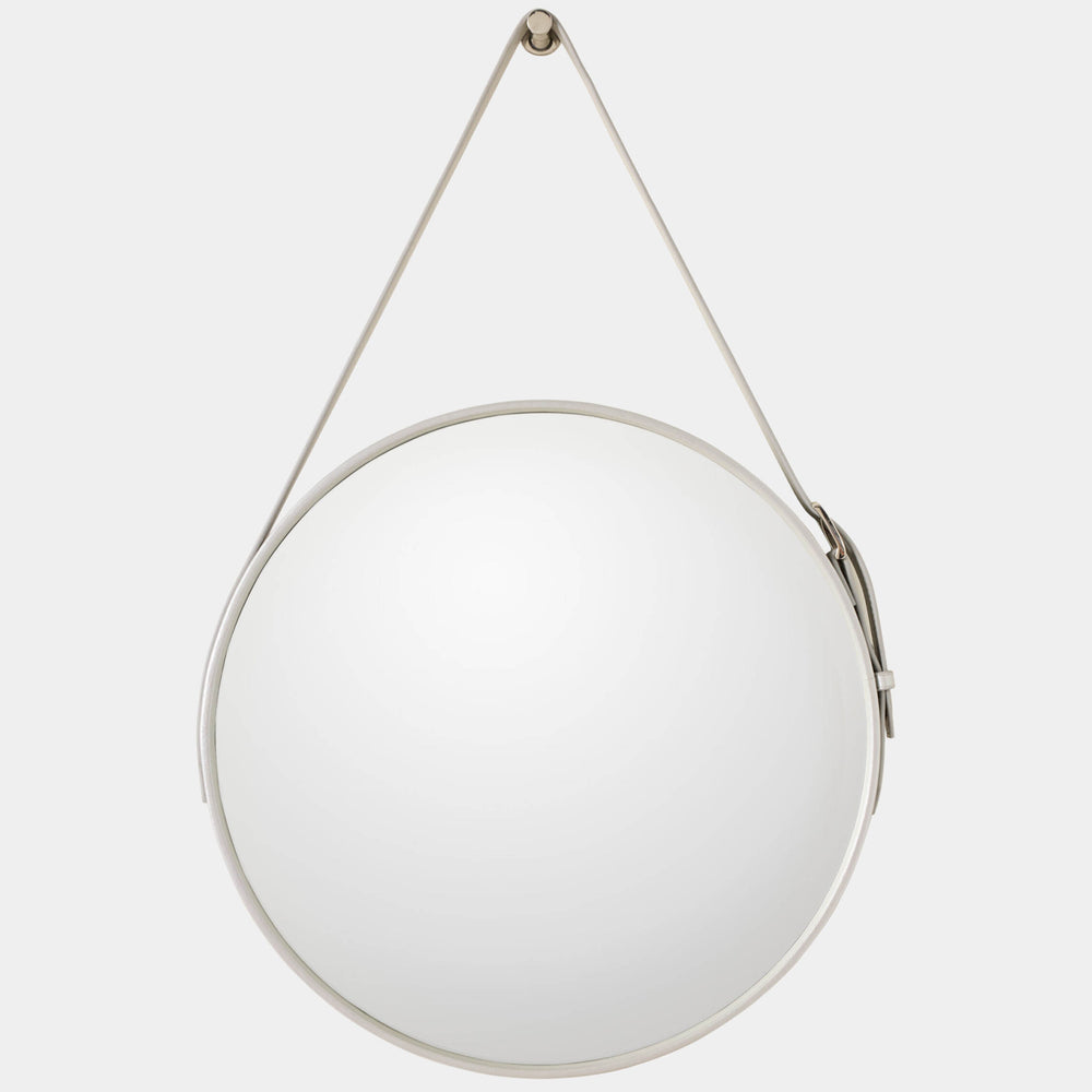 Saddle Mirror, Silver