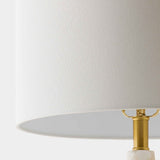 Mosaic Marble Lamp, White
