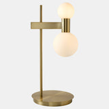 Barack Modern Global Table Lamp, Brass