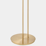 Barack Modern Global Floor Lamp, Brass