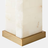 Kasia Square Lamp, Alabaster