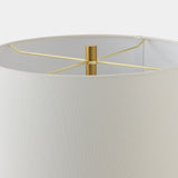Rory Marble Column Lamp, Red