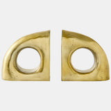 Piero Bookends, Warm Brass