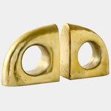 Piero Bookends, Warm Brass