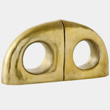 Piero Bookends, Warm Brass