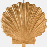 Sea Scallop Lamp, Gold Leaf