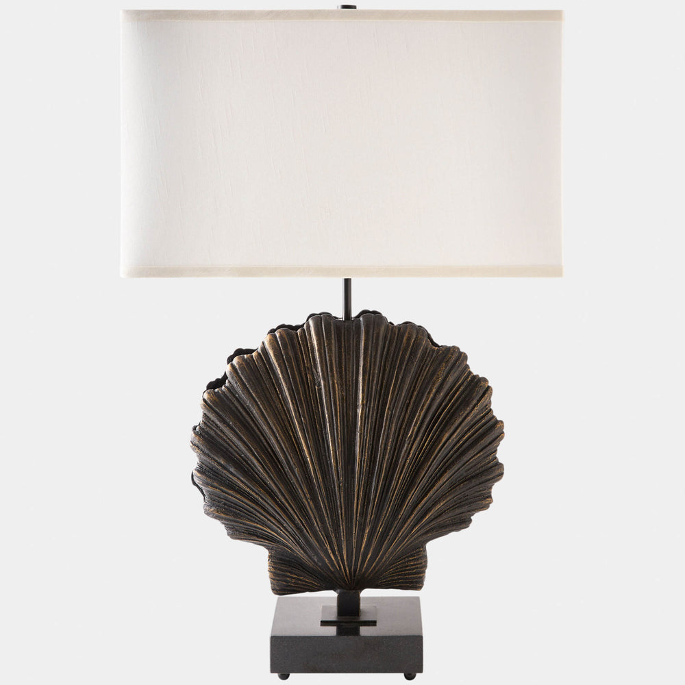 Sea Scallop Lamp, Bronze
