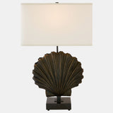 Sea Scallop Lamp, Bronze