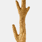 Pillar Coral Table, Gold Leaf