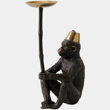 Monyet Candle Holder, Bronze
