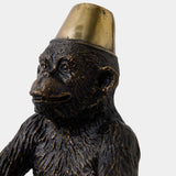 Monyet Candle Holder, Bronze