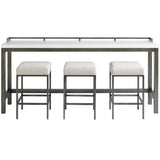 Essence Console Table w/ Stools, Meringue