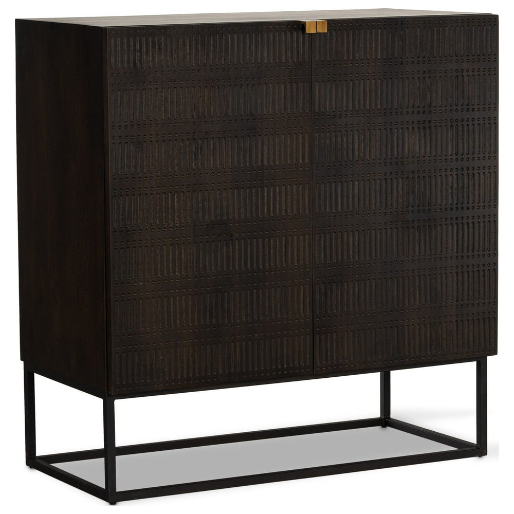 Kelby Bar Cabinet, Gunmetal by Four Hands — PRM_1