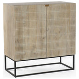Kelby Bar Cabinet, Gunmetal by Four Hands — PRM_1