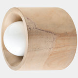 Nano Stone Sconce, Beige