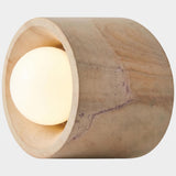 Nano Stone Sconce, Beige