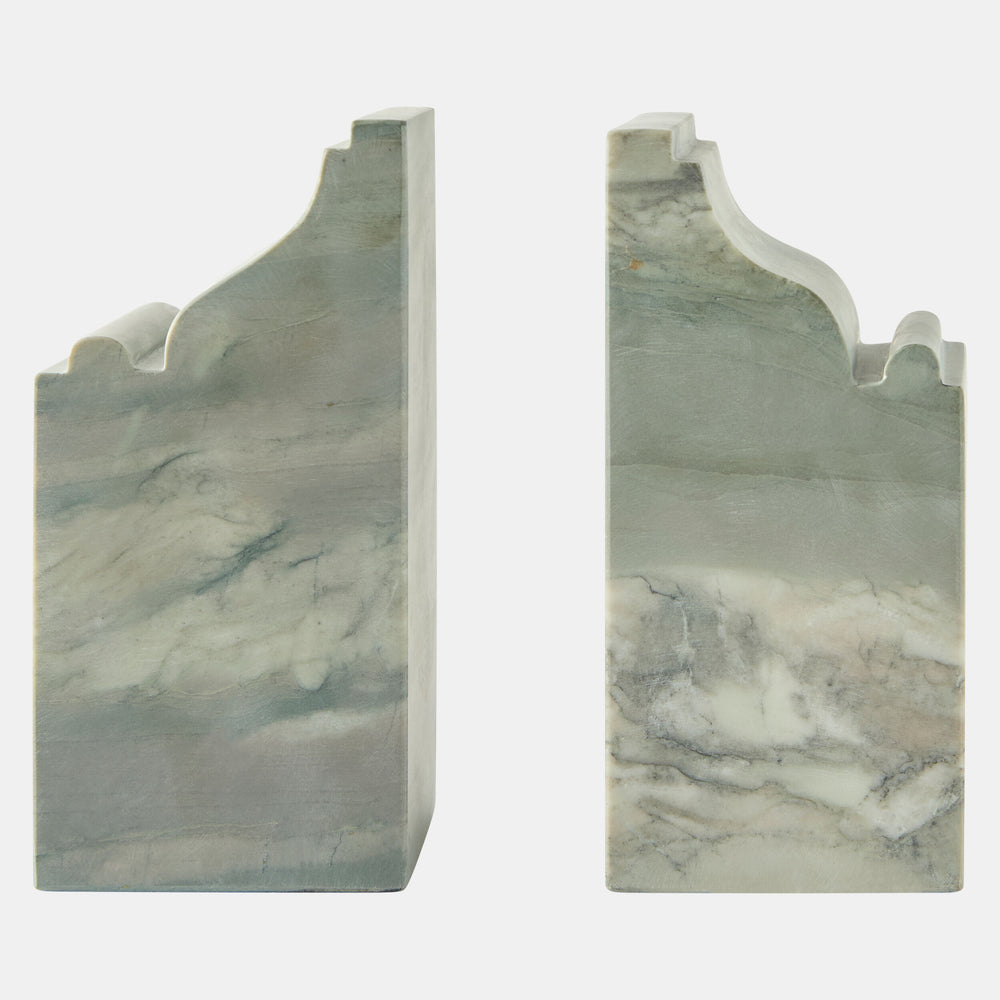 Arch Bookends, Green