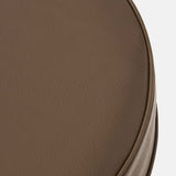 Hunter Leather Stool, Bronze