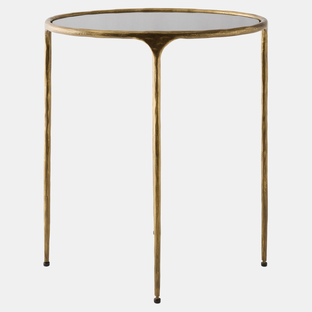 Hunter Side Table, Antique Gold