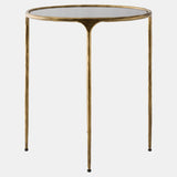 Hunter Side Table, Antique Gold