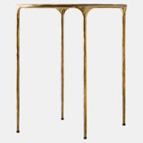 Hunter Side Table, Antique Gold