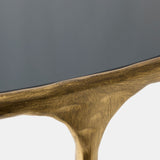 Hunter Side Table, Antique Gold