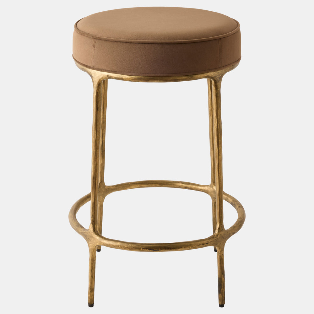 Hunter Stool, Antique Gold