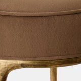 Hunter Stool, Antique Gold