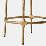 Hunter Stool, Antique Gold