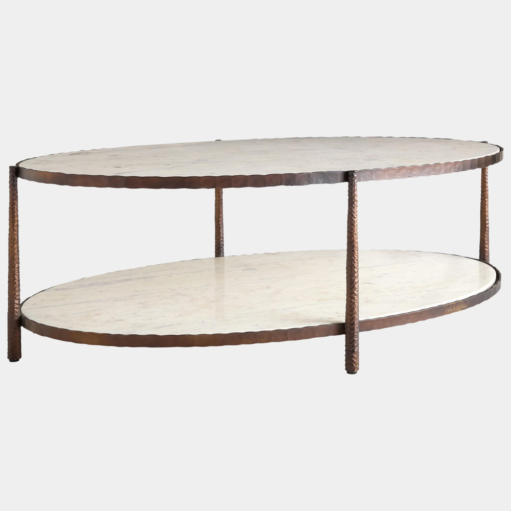 Forgiato Cocktail Table, White