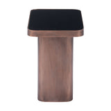 Marcos Side Table, Antique Bronze-Furniture - Accent Tables-High Fashion Home