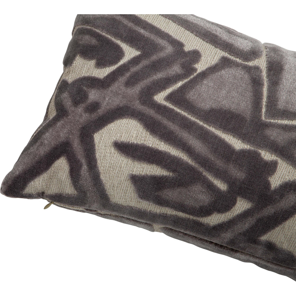 ACDC Lumbar Pillow, Pewter – High Fashion Home