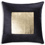 Gold Foil Square Velvet Pillow by Cloud9